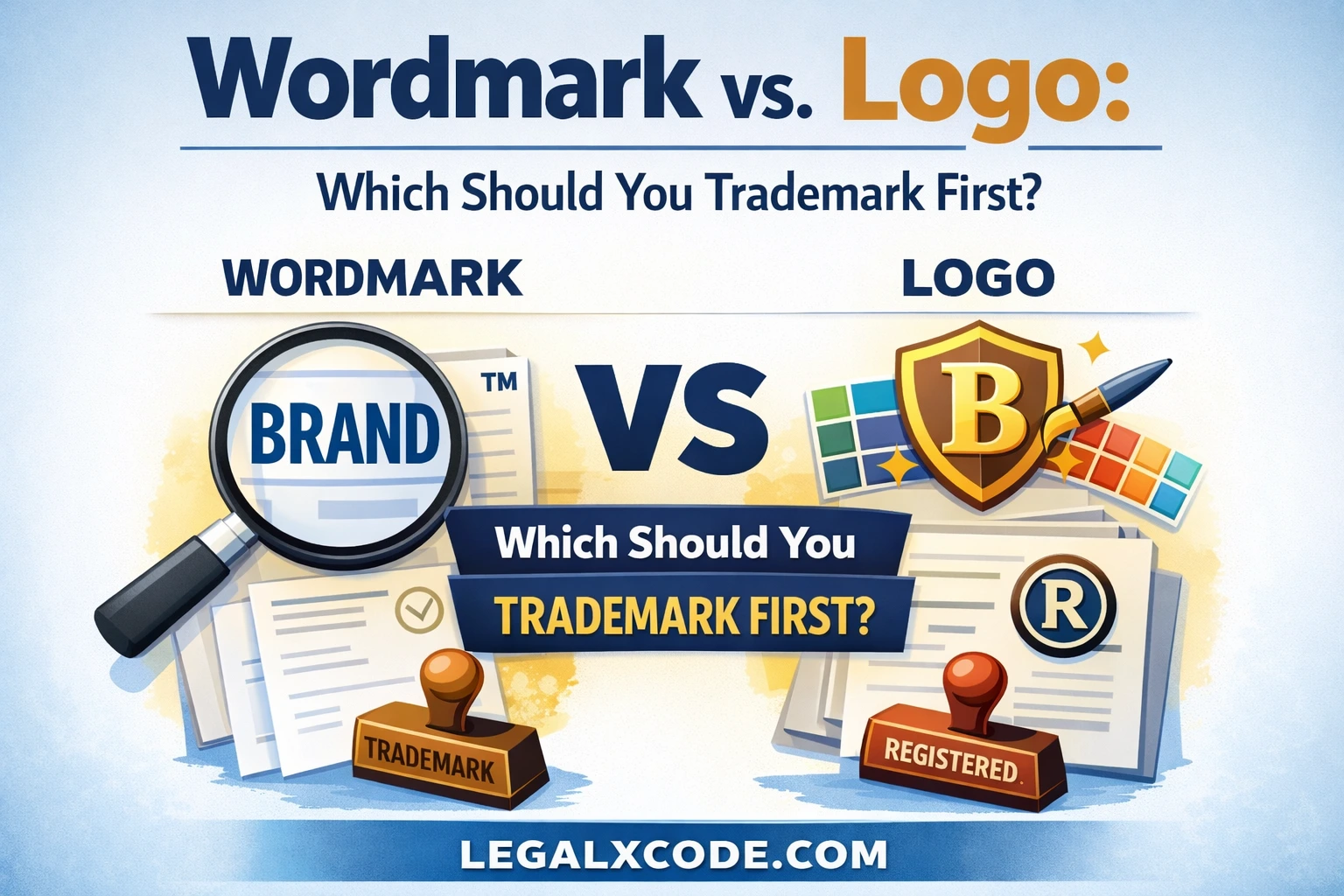 Wordmark vs. Logo Trademark: Which One is First