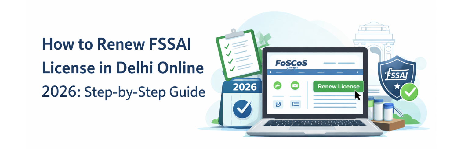 FSSAI License Renewal Delhi 2026 – Fast & Easy Guide