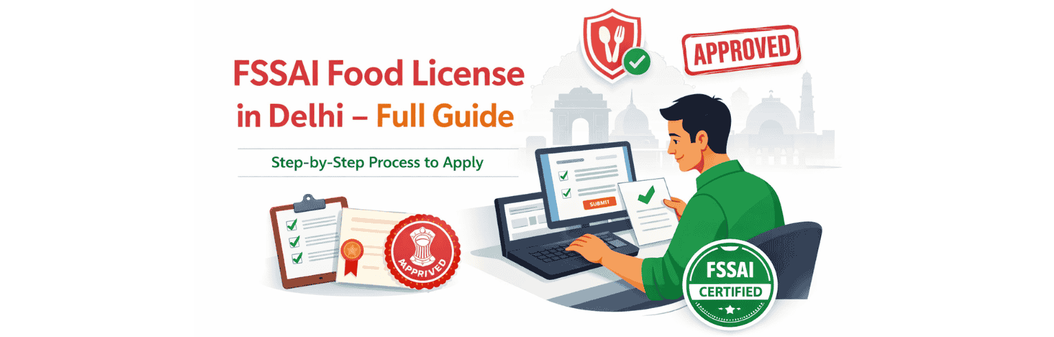 How to apply FSSAI Food license in Delhi
